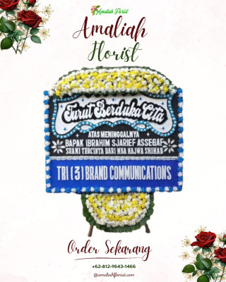 Papan Bunga Duka di Margaluyu