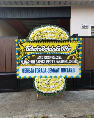 Papan Bunga Duka di Margaluyu