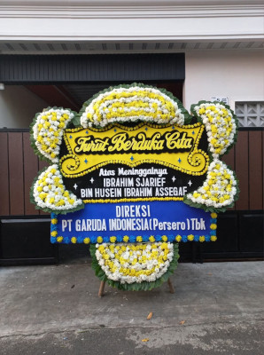 Papan Bunga Duka di Margaluyu